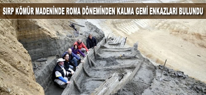 Sırbistan'da kömür madeninde Roma döneminden kalma gemi enkazları bulundu