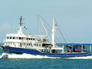 Afrika'dan Trabzon Limanı'na gelen balıkçılar karantina altına alındı