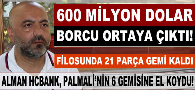 Alman HC Bank kredileri geri çağırdı, Palmali'nin 6 gemisine el koyma kararı aldı