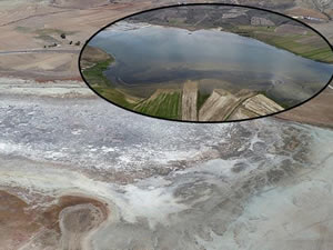 Kuruyan Bingöl Gölü, eski ihtişamına kavuştu