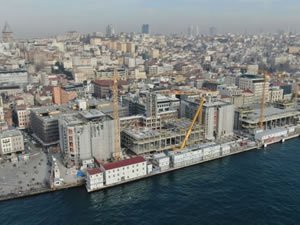 Galataport İstanbul, koronavirüs nedeniyle inşaat faaliyetlerini durdurdu
