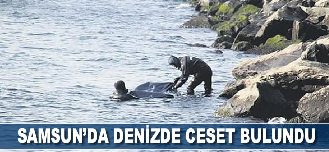 Samsun'da denizde ceset bulundu