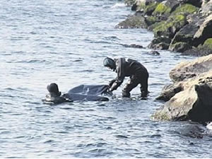 Samsun'da denizde ceset bulundu