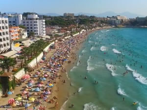 Dünyaca ünlü Kadınlar Plajı sahil bandı yenileniyor