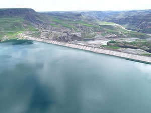 Avrupa’nın en büyüğü olan Çetin Barajı'nda enerji üretimine başlandı