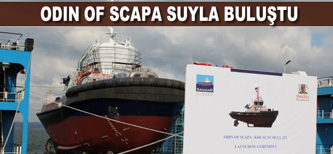 Odin of Scapa isimli römorkörler suyla buluştu