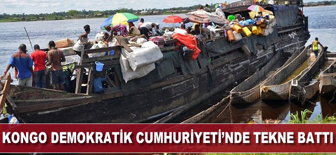 Kongo Demokratik Cumhuriyeti'nde tekne battı