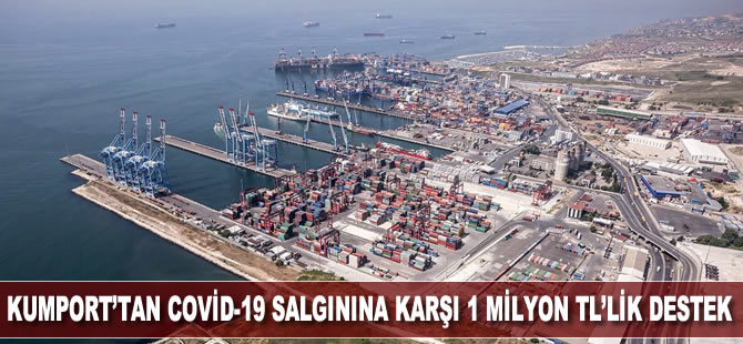 Kumport'tan Covid-19 salgınına karşı 1 milyon TL'lik destek