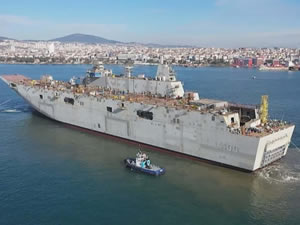 Türkiye'nin en büyük savaş gemisine yerli Platform Yönetim Sistemi
