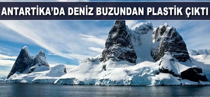 Antartika'da deniz buzundan plastik çıktı