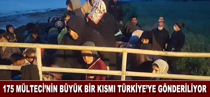 175 Mülteci'nin büyük bir kısmı Türkiye'ye gönderiliyor