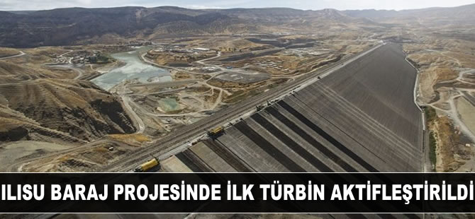 Ilısu Baraj projesinde ilk türbin aktifleştirildi