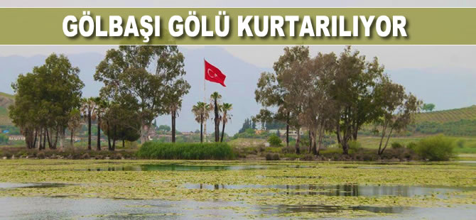 Gölbaşı Gölü kurtarılıyor