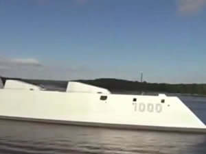 Geleceğin savaş gemisi teslim edildi