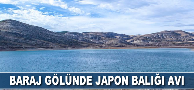 Baraj gölünde Japon balığı 'avı'