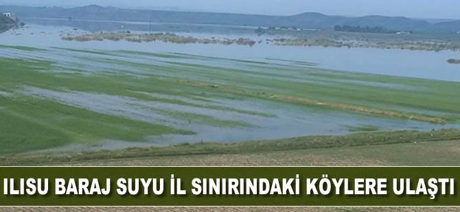 Ilısu baraj suyu il sınırındaki köylere ulaştı