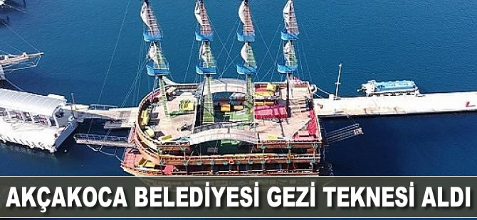 Akçakoca Belediyesi gezi teknesi aldı