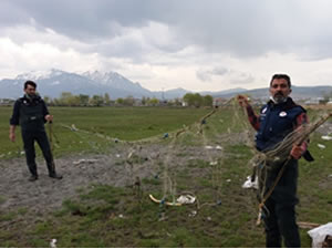 Kaçak avcıları koronavirüs bile durduramıyor