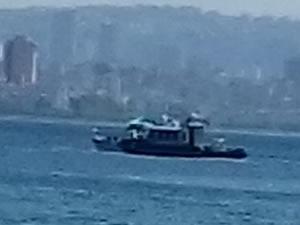 Büyükada’da özel tekne Deniz Polisi tarafından durduruldu
