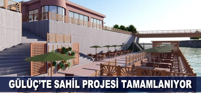 Gülüç'te sahil projesi tamamlanıyor