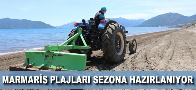 Marmaris Plajları sezona hazırlanıyor