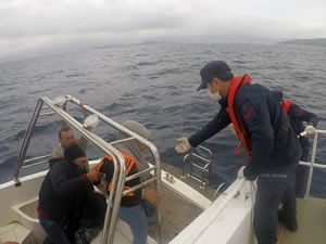 Datça açıklarında 26 sığınmacı kurtarıldı