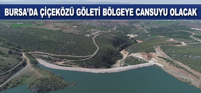 Bursa’da Çiçeközü Göleti bölgeye cansuyu olacak