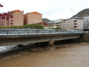 Oltu Çayı'nın debisi yükseldi