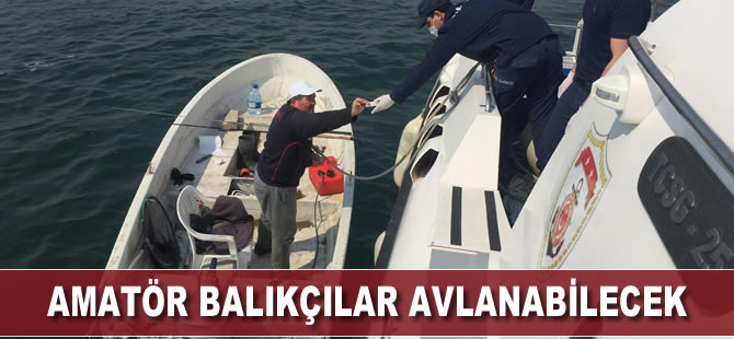 Amatör balıkçılar avlanabilecek