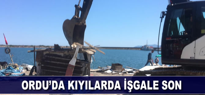 Ordu’da kıyılarda işgale son