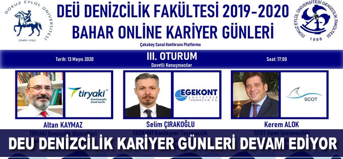 DEU Denizcilik Kariyer Günleri devam ediyor