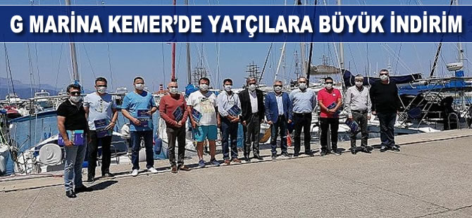 G Marina Kemer'de yatçılara büyük indirim