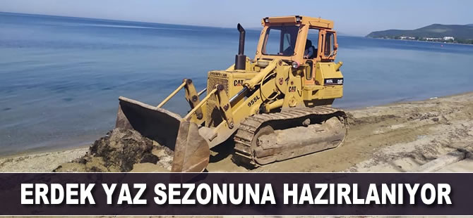 Erdek yaz sezonuna hazırlanıyor