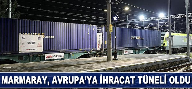 Marmaray, Avrupa'ya ihracat tüneli oldu