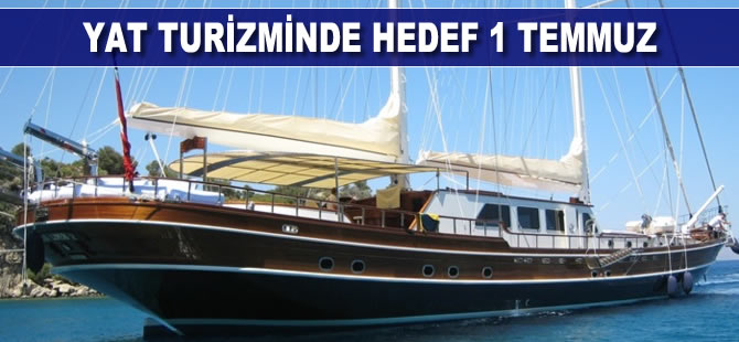Yat turizminde hedef 1 Temmuz 2020!