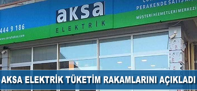 Aksa Elektrik tüketim rakamlarını açıkladı