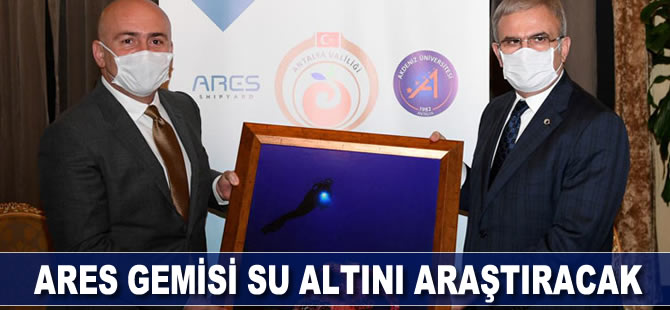 ARES Gemisi su altını araştıracak