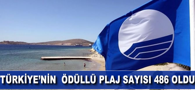 Mavi bayrakta dünya üçüncüsü Türkiye’nin ödüllü plaj sayısı 486 oldu