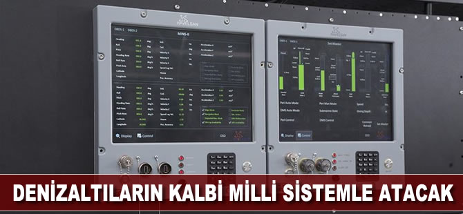 Denizaltıların kalbi milli sistemle atacak