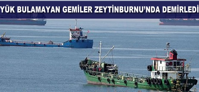 Koronavirüs nedeniyle yük bulamayan gemiler Zeytinburnu'nda demirledi