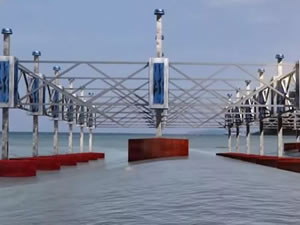 Hibrit yüzer platform, deniz üzerinde farklı kaynaklardan elektrik üretmeyi mümkün kılacak