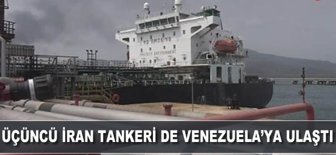 Üçüncü İran tankeri de Venezuela'ya ulaştı