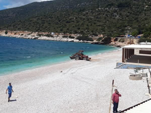 Gökliman Plajı’nda hazırlıklar başladı