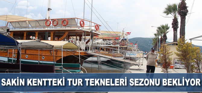 Sakin kentteki tur tekneleri sezonu bekliyor