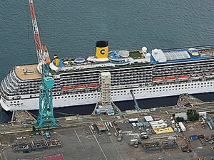 Covid-19 vakaları görülen Costa Atlantica adlı yolcu gemisi Japonya'dan ayrıldı