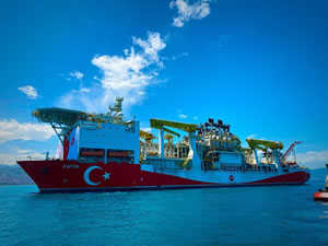 Fatih sondaj gemisi Trabzon'da