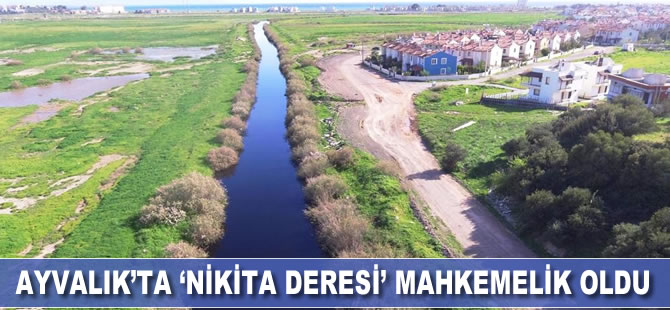 Ayvalık’ta “Nikita Deresi” mahkemelik oldu