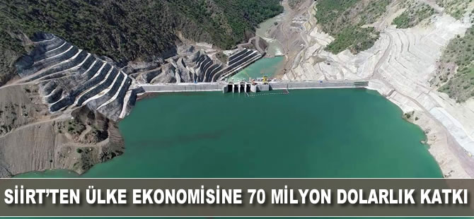 Siirt’ten ülke ekonomisine yıllık 70 milyon dolarlık katkı