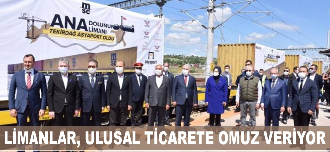 Tekirdağ Demiryolu Altyapısı ve limanları, ulusal ticarete omuz veriyor