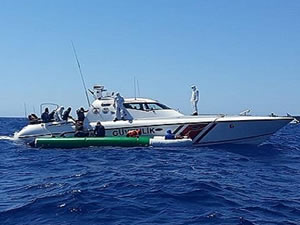 Çanakkale’de 100 düzensiz göçmen kurtarıldı